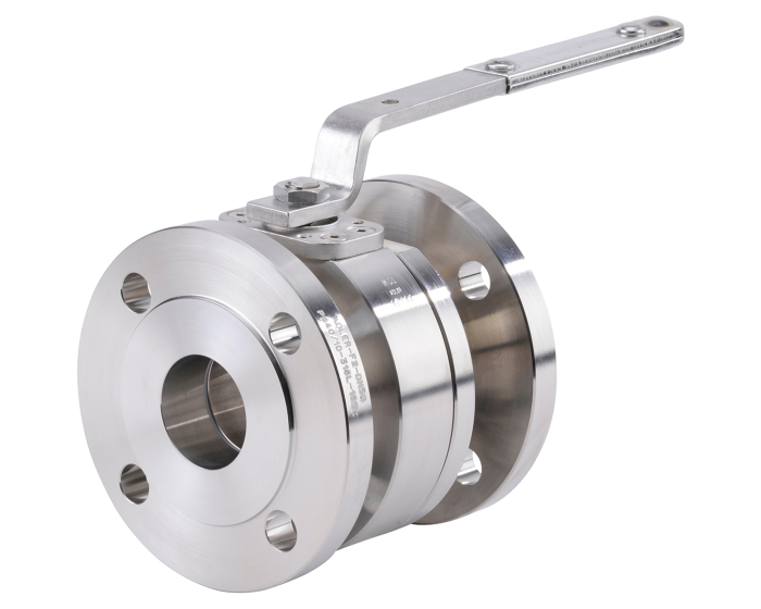 Stainless steel ball valve 751 2 piece body RF PN40/16 DN100